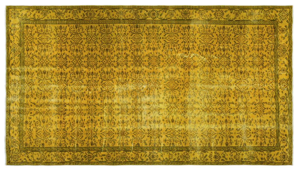 Apex Vintage Carpet Yellow 18592 169 x 302 cm