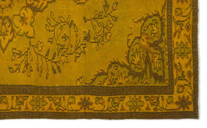 Apex vintage carpet yellow 19536 163 x 266 cm