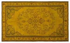 Apex vintage carpet yellow 19536 163 x 266 cm