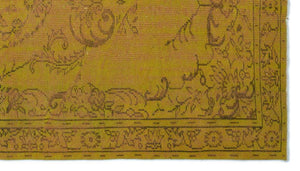 Apex Vintage Carpet Yellow 22856 151 x 274 cm