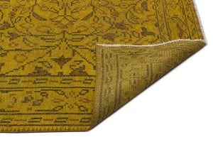 Apex Vintage Carpet Yellow 22968 184 x 265 cm
