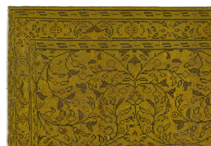 Apex Vintage Carpet Yellow 22968 184 x 265 cm
