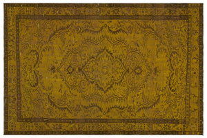 Apex Vintage Carpet Yellow 22981 175 x 258 cm
