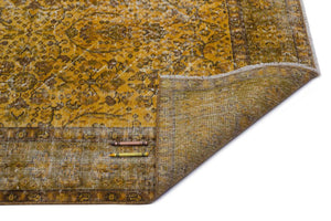 Apex Vintage Carpet Yellow 23666 166 x 272 cm