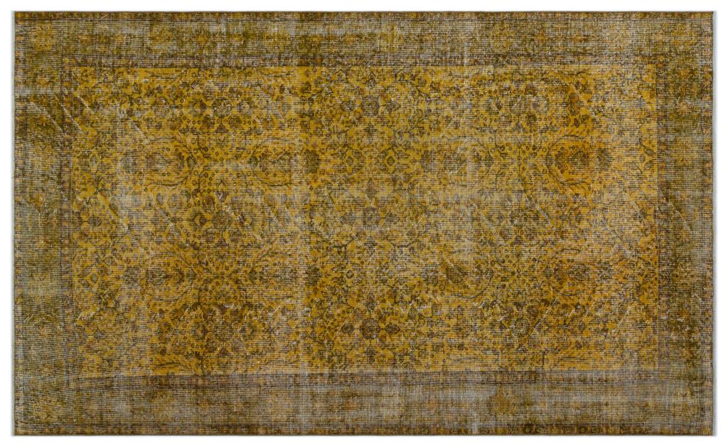 Apex Vintage Carpet Yellow 23666 166 x 272 cm