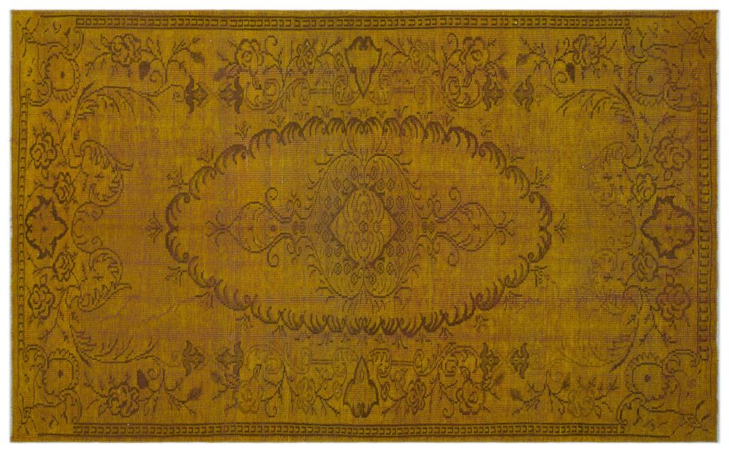 Apex Vintage Carpet Yellow 24300 180 x 293 cm