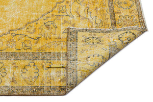 Apex Vintage Carpet Yellow 24304 169 x 265 cm