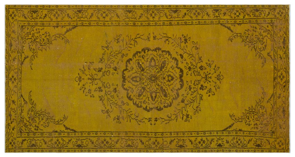 Apex Vintage Carpet Yellow 24306 153 x 273 cm