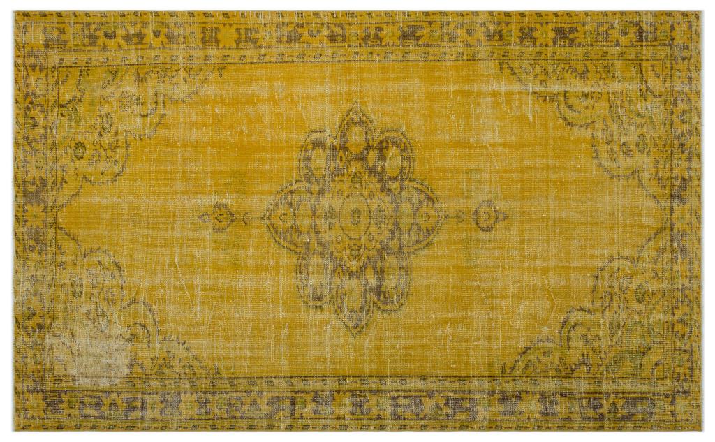Apex Vintage Carpet Yellow 24308 176 x 285 cm