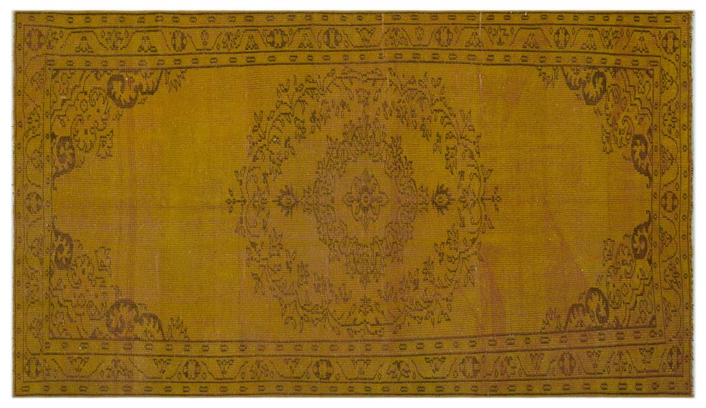 Apex Vintage Carpet Yellow 24310 154 x 268 cm