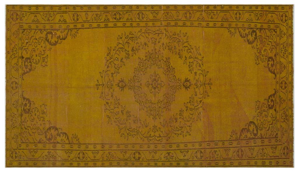 Apex Vintage Carpet Yellow 24310 154 x 268 cm