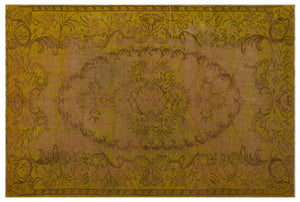 Apex Vintage Carpet Yellow 24312 179 x 277 cm