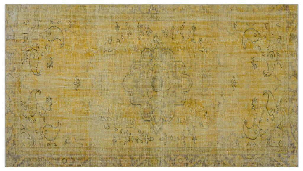 Apex Vintage Carpet Yellow 24321 170 x 304 cm