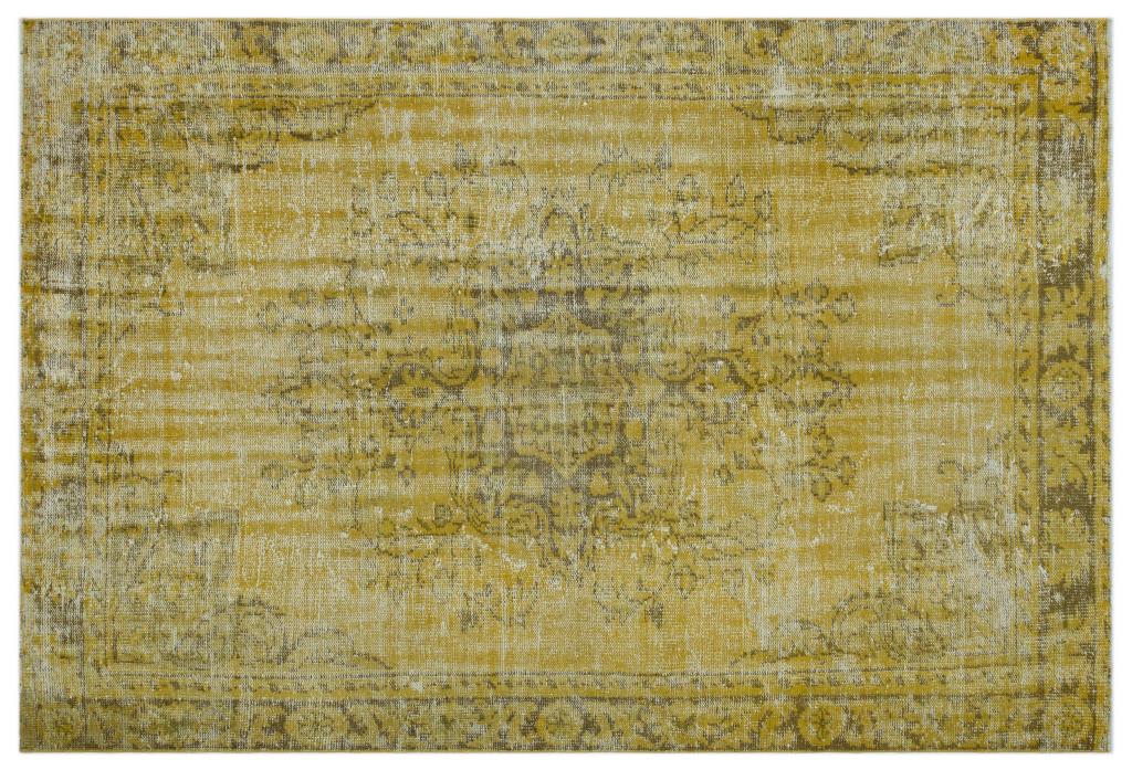 Apex Vintage Carpet Yellow 24324 189 x 277 cm