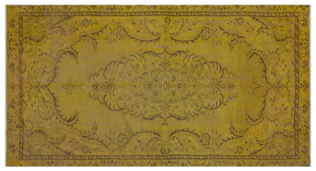 APEX Vintage Carpet Yellow 24330 159 x 283 cm