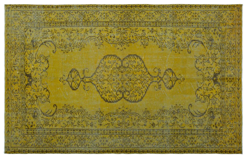 Apex Vintage Carpet Yellow 25643 178 x 291 cm