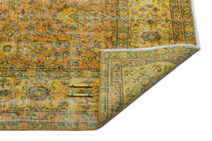 Apex Vintage Carpet Yellow 25654 162 x 278 cm