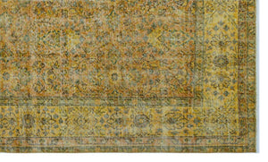 Apex Vintage Carpet Yellow 25654 162 x 278 cm