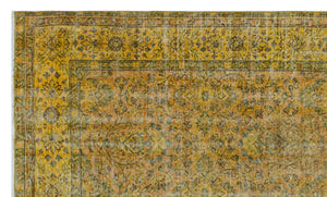 Apex Vintage Halı Sarı 25654 162 x 278 cm