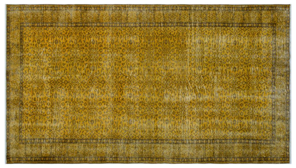 Apex Vintage Carpet Yellow 25732 157 x 284 cm