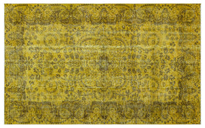 Apex Vintage Halı Sarı 27204 156 x 255 cm