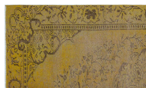 Apex Vintage Carpet Yellow 27397 160 x 267 cm