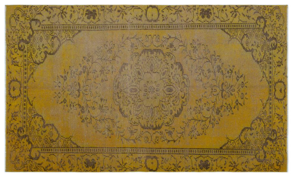 Apex Vintage Carpet Yellow 27397 160 x 267 cm