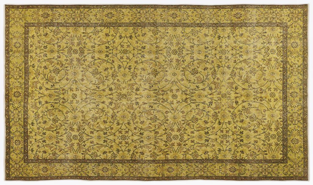 Apex Vintage Carpet Yellow 6948 167 x 290 cm