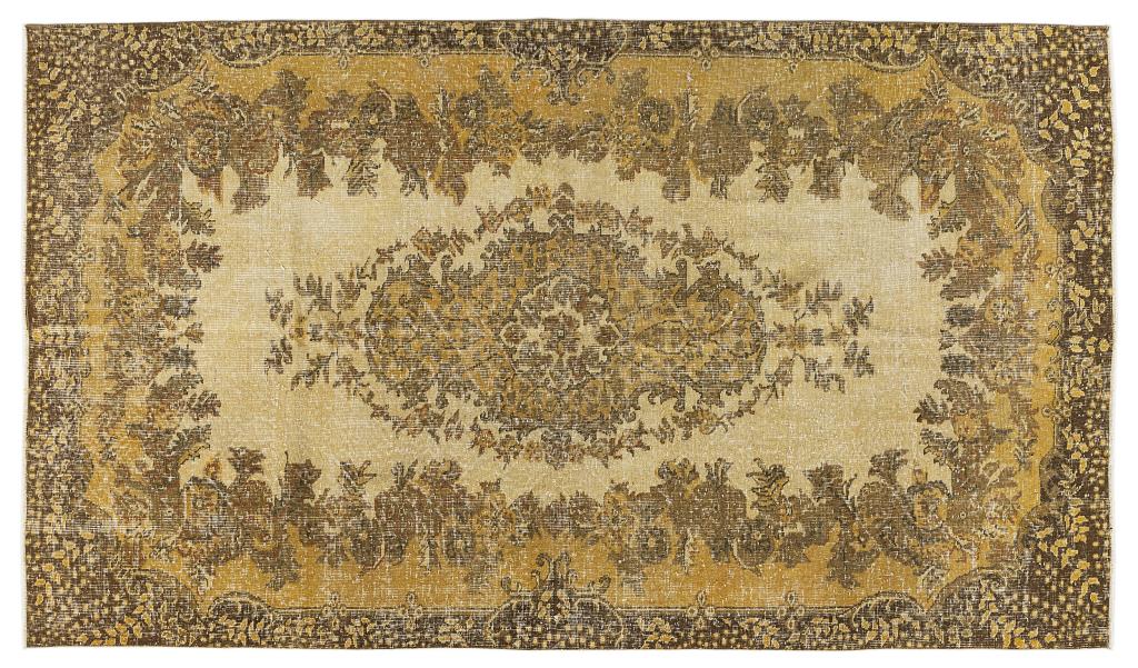 Apex Vintage Carpet Yellow 8064 161 x 287 cm