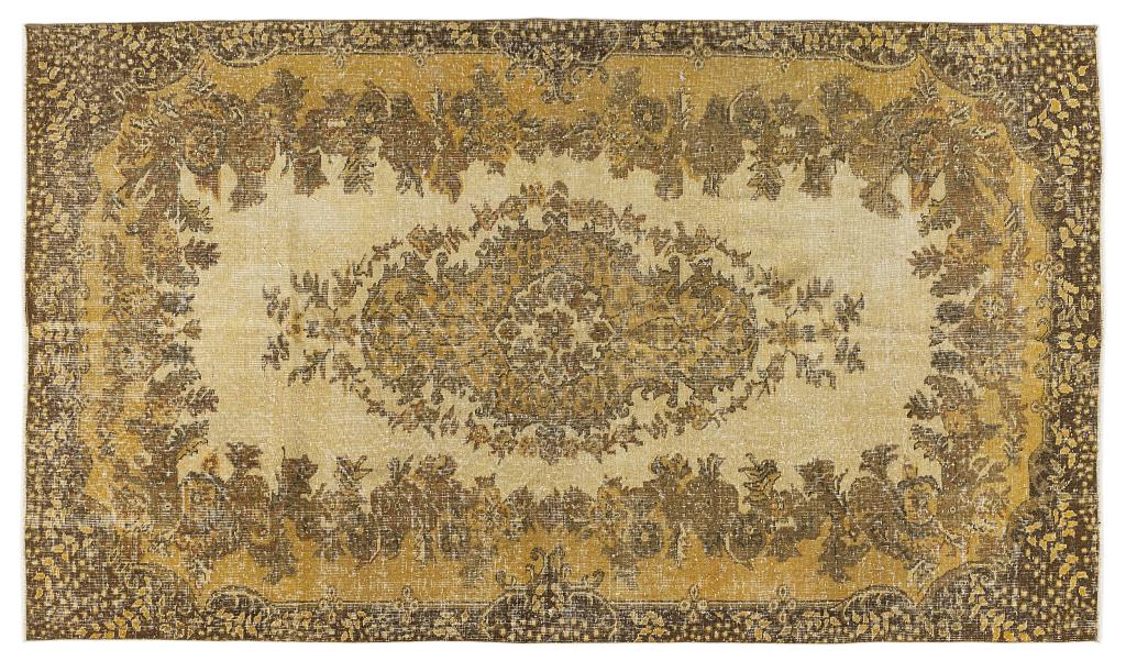Apex Vintage Carpet Yellow 8064 161 x 287 cm