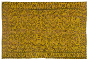 Apex Vintage Halı Sarı 9688 180 x 266 cm
