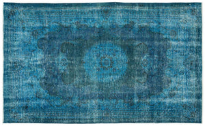 Apex Vintage Carpet Turquoise 12190 180 x 288 cm