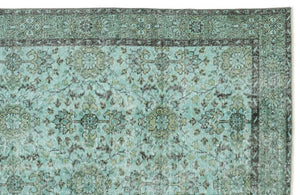 Apex Vintage Carpet Turquoise 12539 180 x 293 cm