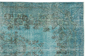 Apex Vintage Carpet Turquoise 12582 159 x 296 cm