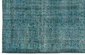 Apex Vintage Carpet Turquoise 12666 158 x 279 cm