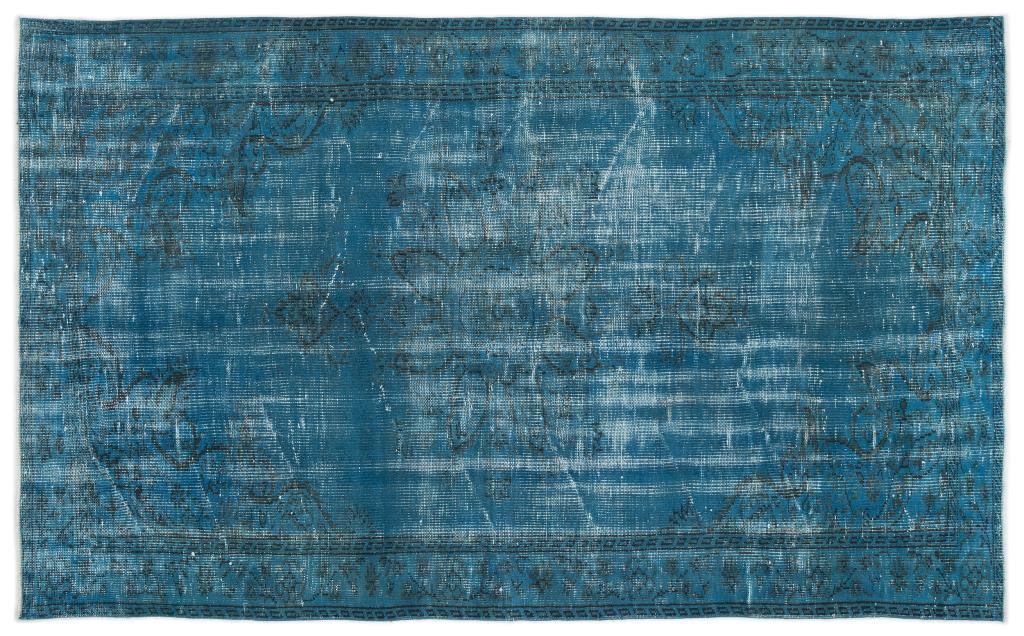 Apex Vintage Carpet Turquoise 13327 163 x 269 cm