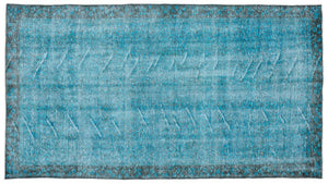 Apex Vintage Carpet Turquoise 13612 155 x 291 cm