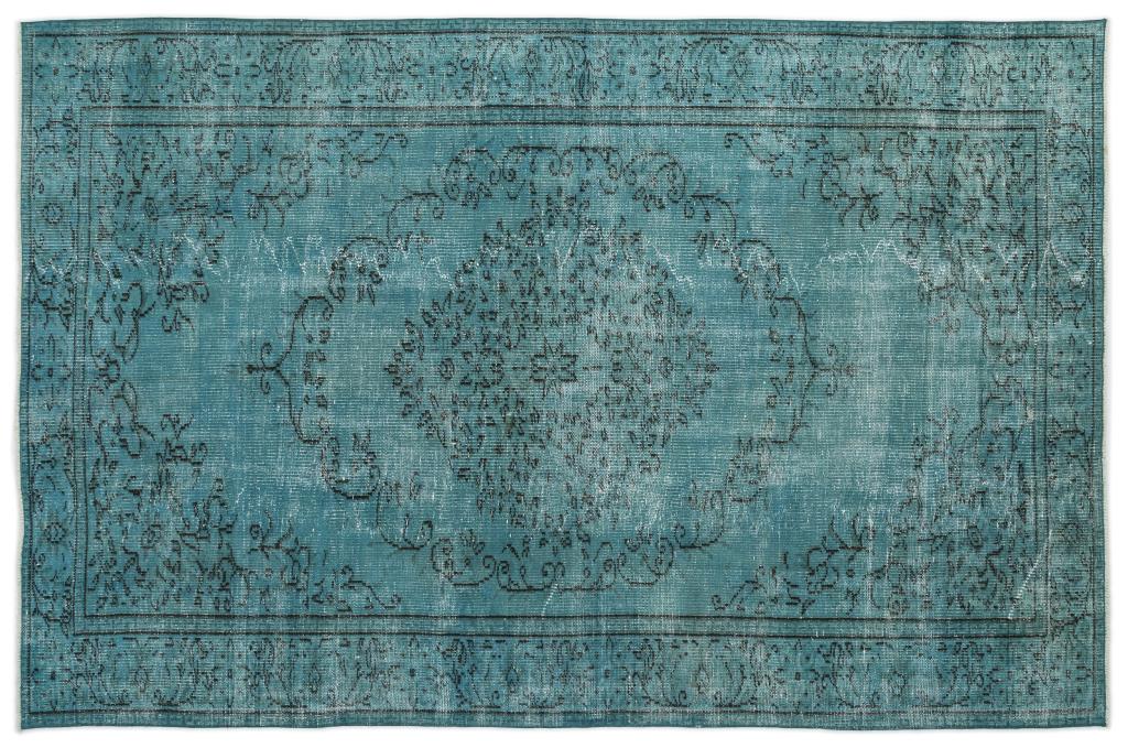 Apex Vintage Carpet Turquoise 14474 168 x 258 cm