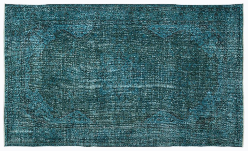 Apex Vintage Carpet Turquoise 14605 162 x 271 cm