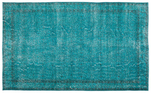 Apex Vintage Carpet Turquoise 15891 199 x 330 cm