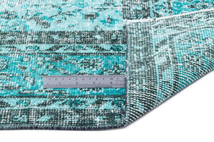 Apex Vintage Carpet Turquoise 15944 151 x 251 cm