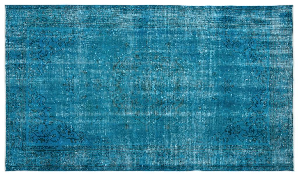 Apex Vintage Carpet Turquoise 16555 163 x 282 cm