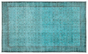 Apex Vintage Carpet Turquoise 16743 160 x 267 cm