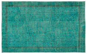 Apex Vintage Carpet Turquoise 17587 161 x 262 cm