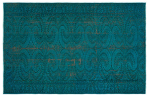 Apex Vintage Halı Turkuaz 18379 181 x 278 cm