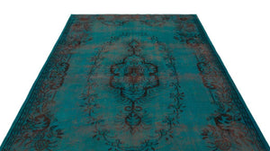 Apex Vintage Carpet Turquoise 18395 183 x 297 cm
