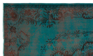 Apex Vintage Carpet Turquoise 18395 183 x 297 cm