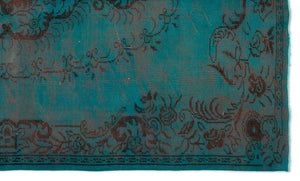 Apex Vintage Carpet Turquoise 18395 183 x 297 cm