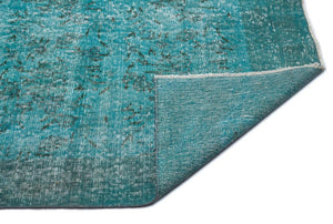 Apex Vintage Carpet Turquoise 18689 210 x 307 cm
