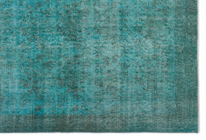 Apex Vintage Carpet Turquoise 18689 210 x 307 cm